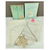 VTG Baby Book Sleeper Blankets & Booties