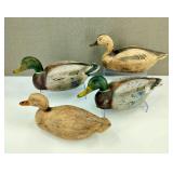 4 Vintage Fairfax Duck Decoys