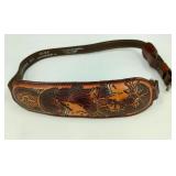 AA&E Leathercraft Tooled Trophy Gun Sling