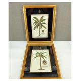 Princes of Wales Family Crest Palm Tree Wall Art