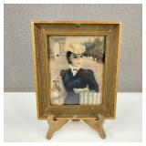 Vintage Huldah "Les Deux Camarades" Framed Print
