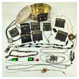 VTG Tin with Vintage/Contemporary Jewelry