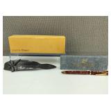 Graphite Butterfly & VTG Fountian Pen