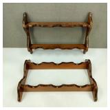 VTG Wood Teacup & Saucer Shelves