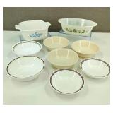 VTG Correlle Glasbake & Corningware Dishes
