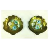 MCM Sascha Brostoff Enameled Copper Trinket Dishes