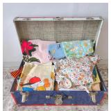 VTG Trunk Full of Vintage Material Peanuts Disney