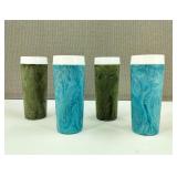 MCM Glamalite Fire King Drinking Glasses