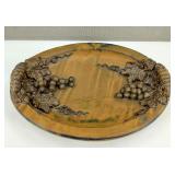 Large Oval Grape Ceramic? Grape Dish