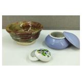 Stoneware Trinket Dish Pottery & More