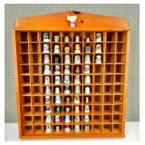 Trinket Shelf with Vintage Thimbles