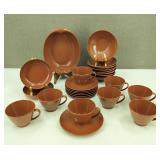 26 Pices MCM Melmac Chocolate Texas Ware