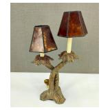 Vintage Palm Tree Table Lamp
