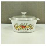 VTG Corning Casserole Dish Spice of Life 3Qt