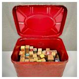 Vintage Metal Tin & Children