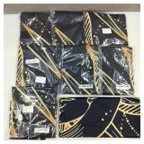 New Black & Gold Diamond Tapestry/Table Covers