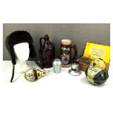 VTG Brass Knocker Cigar Box & More