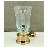 Small Vintage Crystal Torch Table Lamp