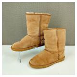 Lams Leather & Shearling Boots Women