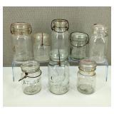 Antique/VTG Mason Jars Atlas Ball Drey Plus