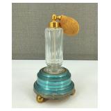 Antique Art Deco Musical Crystal Perfume Bottle