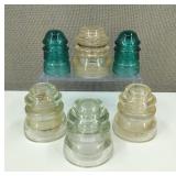 Vintage Hemingray Glass Insulators