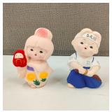 VTG Japanese Hakata Kimono Figures