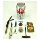 VTG Knives Wood Purse Russian Nesting Doll & More