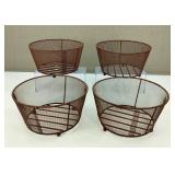 9" Rustic Fower Pot Holders