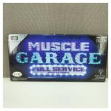 Muscle Garage LED Sign