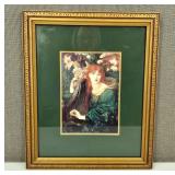 VTG "La Ghirlandata" Print Dante Gabriel Rossetti