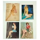 1947 Pin Up Calendar Girls & Lose Pin Up Prints