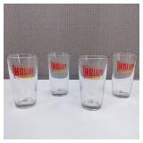 Holley Efi Engine Performance Beer Glases Set of 4