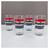Holley Efi Engine Performance Beer Glases Set of 4