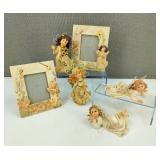 Vintage Angel Figures & Picture Frames