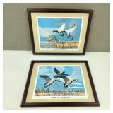 VTG Signed Geese/Duck Prints R.L. Kothenbeutel