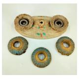 Very Vintage Flush Mount Ceiling Light & Covers