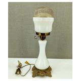 MCM Lamp Ornate Brass Base
