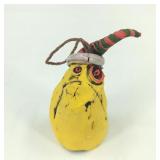 Cathi Newlin Clay Monster Art Santa Ornament