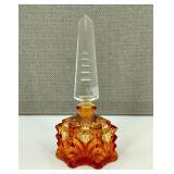 Antique Czech Bohemian Crystal Perfume Bottle