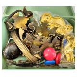 Vintage Mixed Material Cabinet/Drawer Pulls Knobs