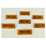 Vintage MCM Butterscotch Bakelite Drawer Pulls