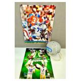 Vintage Hutch Seattle Seahawks Helmet & Posters