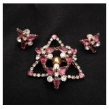 VTG Phyllis 120th 12 GF Brooch & Earring Set