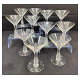 VTG 1950s Crystal Maytime Martini Set by Seneca