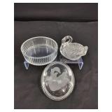 Vintage Swan Trinket DIshes