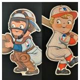 1969 MLB Campbells Soup Kids Cardboard Signs