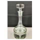VTG Krosno Polish Crystal Bubble Liquor Decanter