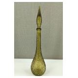 MCM-Olive Green Empoli "Genie" Bottle Decanter