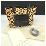 New Sass & Bide Calf Hair Leather Luxury Tote